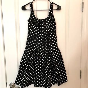 Ralph Lauren Black White Polka Dress